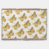 Gelbe Schmetterlingskeule Decke (Vorderseite)