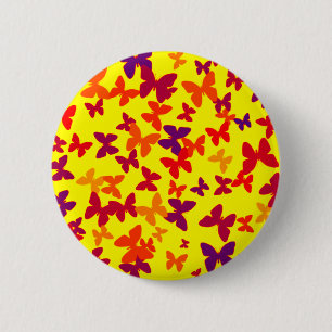 Gelbe Schmetterlingstaste Button