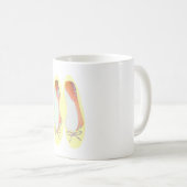 Gelbe Schuhe Kaffeetasse (VorderseiteRechts)