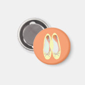 Gelbe Schuhe Magnet (Vorderseite/Rückseite)