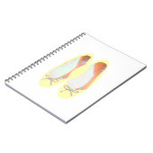 Gelbe Schuhe Notizblock (Linke Seite)