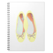 Gelbe Schuhe Notizblock (Vorderseite)