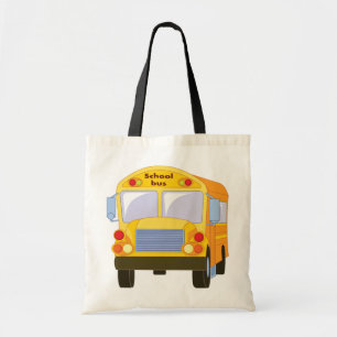 Gelbe Schulbus-Taschen-Tasche Tragetasche