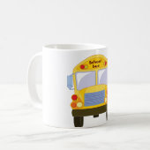 Gelbe Schulbus-Tasse Kaffeetasse (Vorderseite Links)