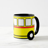 Gelbe Schulbus-Tasse Tasse (VorderseiteRechts)
