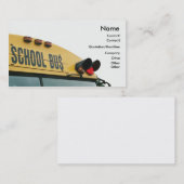 Gelbe Schulbus-Visitenkarte Visitenkarte (Vorne/Hinten)