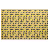 Gelbe Schulbusfahrer Busse Bildung Lehrer Stoff (Fat Quarter (45,7 x 55,9 cm))