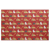 Gelbe Schule Stoff (Fat Quarter (45,7 x 55,9 cm))