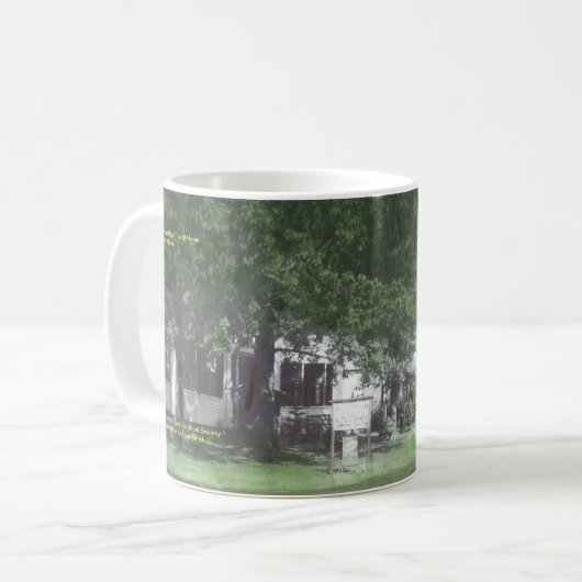 Gelbe Schüssel-Gasthaus-Tasse Kaffeetasse (Vorderseite Links)