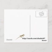 Gelbe Schwalbe Schwanz Schmetterling Raupe Postkar Postkarte (Rückseite)