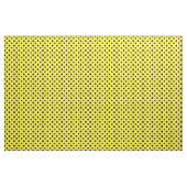 Gelbe schwarze Polka Dots Textil Stoff (Yard (91,4 cm))