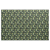Gelbe Schwarze Rose Blumenkohl Blume Stoff (Yard (91,4 cm))