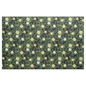 Gelbe Schwarze Rose Blumenkohl Blume Stoff (Fat Quarter (45,7 x 55,9 cm))