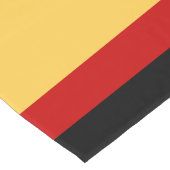 Gelbe, schwarze und rote Streifen Großer Tischläufer (Ecke)