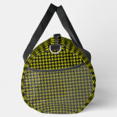 Gelbe schwarze Weave Muster Duffel Bag Duffle Bag (Rechts)