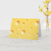 Gelbe Schweizer Käse Textur Karte (Gelbe Blume)