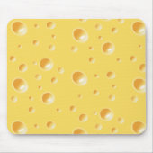 Gelbe Schweizer Käse Textur Mousepad (Vorne)