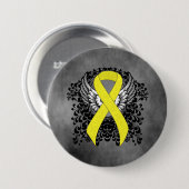 Gelbe Sensibilisierungskassette mit Flügeln Button (Vorne & Hinten)