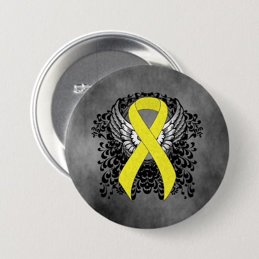 Gelbe Sensibilisierungskassette mit Flügeln Button (Vorne & Hinten)