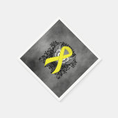 Gelbe Sensibilisierungskassette mit Flügeln Serviette (Ecke)