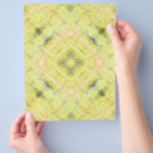 Gelbe Serene Gärten Bulk Scrapbook Papier Seiten (Hand)