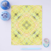 Gelbe Serene Gärten Bulk Scrapbook Papier Seiten (Einzeln)