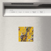 Gelbe Shattuckit Magnet (In Situ (Geschirrspüler))