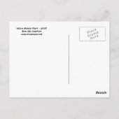 Gelbe Shrimp-Pflanze mit Ameisen-Postkarte Postkarte (Rückseite)