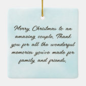 Gelbe Singvögel auf der Kreuzung Keramikornament (Rückseite)