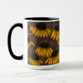 Gelbe Sitzmöbel in dunkelbrauner Farbe Tasse (Links)