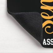Gelbe Sketll-Bogen Senior-Mutter Cl von 2026 Absch Mousepad (Ecke)