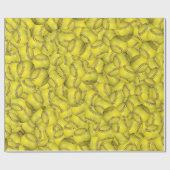 Gelbe Softball-Kollektion Geschenkpapier (Flach)