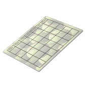 Gelbe Softball-Multiball-Kalender-Blank Notizblock (angewinkelt)