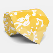 Gelbe Sommer-Krawatte Krawatte (Gerollt)