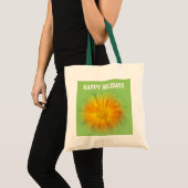 Gelbe Sommerferien Blume Tragetasche (Vorderseite (Produkt))