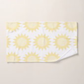 Gelbe Sonne Badhandtuch Set (Handtuch)