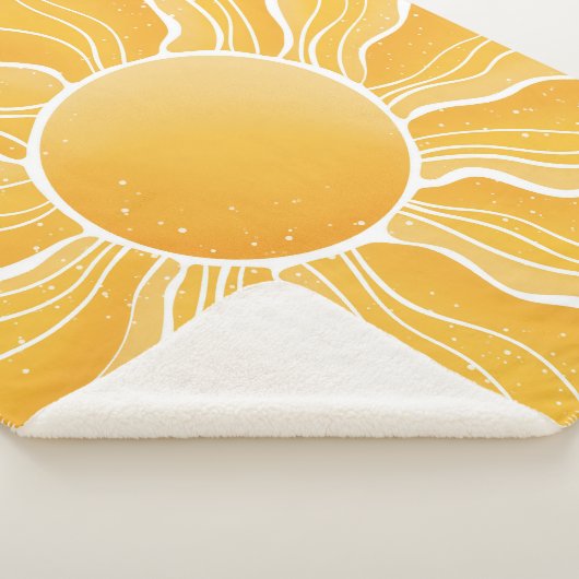 Gelbe Sonne Sherpadecke (3/4)