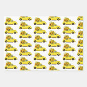 Gelbe Sonnenblume |Adortable Ethnic Girl| Blumenwa Geschenkpapier Set (Vorderseite 3)