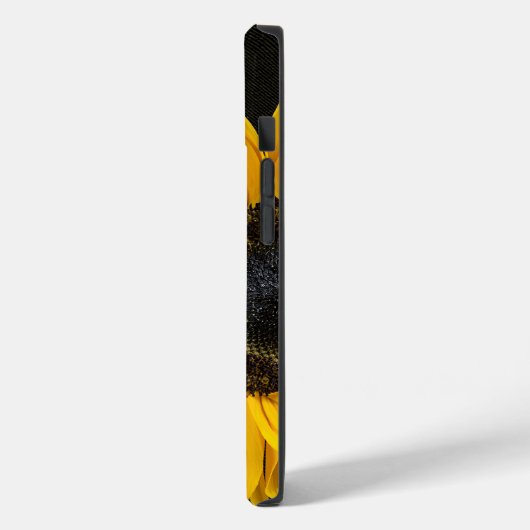 Gelbe Sonnenblume auf Stoff Case-Mate iPhone Hülle (Rückseite / Links)