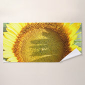 Gelbe Sonnenblume Badehandtuch (Badehandtuch)