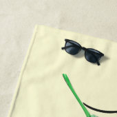 Gelbe Sonnenblume Badetuch - Farbe wählen (Beispiel)