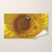 Gelbe Sonnenblume Badhandtuch Set (Handtuch)