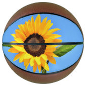 Gelbe Sonnenblume Basketball (Vorderseite)