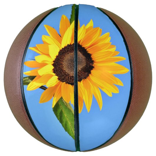Gelbe Sonnenblume Basketball (Vertikal)
