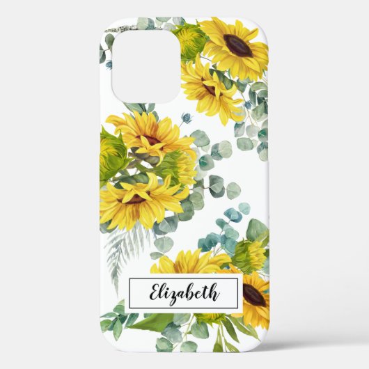 Gelbe Sonnenblume Blütenblume OtterBox iPhone Case (Rückseite)