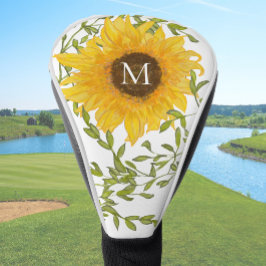 Gelbe Sonnenblume, Blütenblütenweibchen Golf Headcover