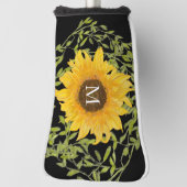 Gelbe Sonnenblume, Blütenblütenweibchen Golf Headcover (Rotieren 90)