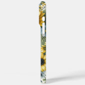 Gelbe Sonnenblume Boho Bohemisch Monogramm Case-Mate iPhone Hülle (Rückseite / Links)