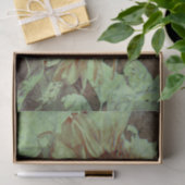 Gelbe Sonnenblume Braune Textur Dekoration Seidenpapier (Geschenk)