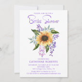 Gelbe Sonnenblume Brautparty Einladung (Vorderseite)